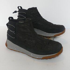Womens Chaco Borealis Ridge quilted black ankle boots sz 7 M